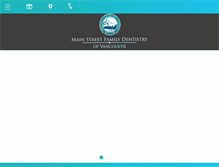 Tablet Screenshot of mainstdentistry.com